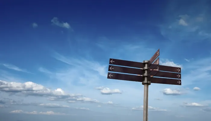Framed Print : Blank Signpost in Sky with Clouds Print Framed Print : Blank Signpost in Sky with Clouds Print