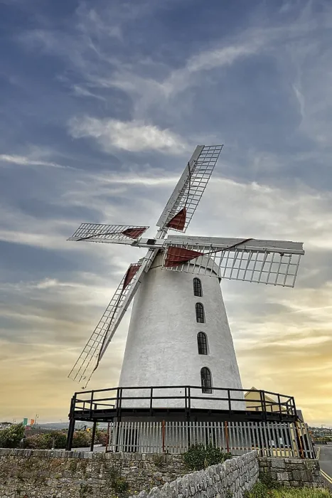 Framed Print : Blennerville Five Storey Windmill Print, Tralee, Ireland Framed Print : Blennerville Five Storey Windmill Print, Tralee, Ireland