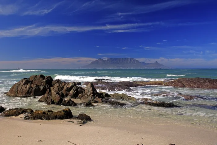 Framed Print : Bloubergstrand Print, Table Mountain Landscape Framed Print : Bloubergstrand Print, Table Mountain Landscape