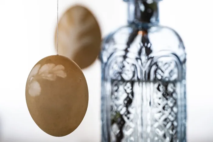 Framed Print : Blown out Easter eggs Print with Light Blue Vase Background Framed Print : Blown out Easter eggs Print with Light Blue Vase Background