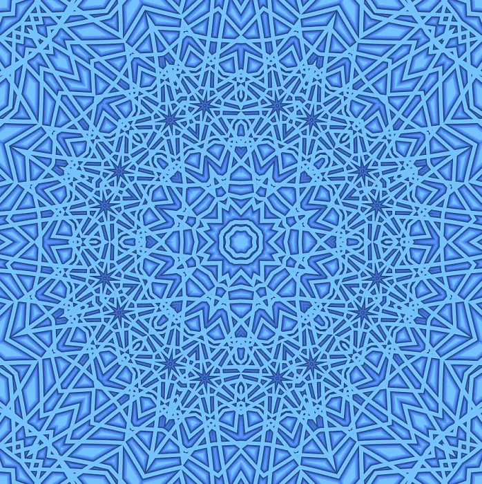 Framed Print : Blue Background Abstract Art Print