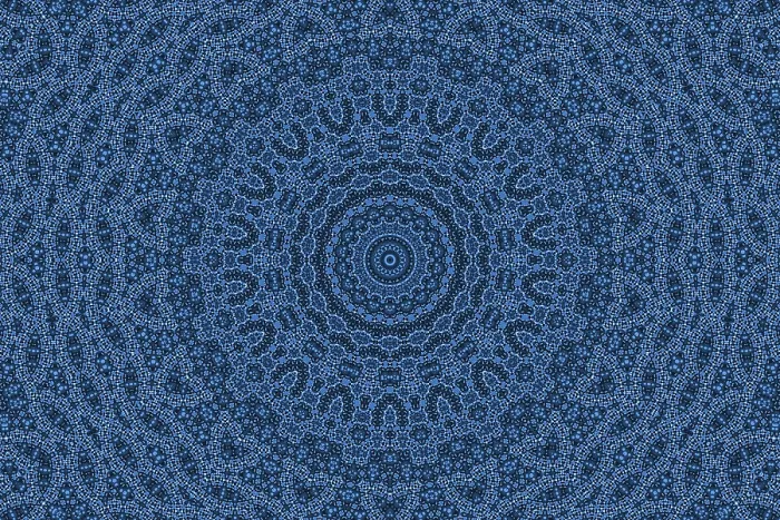Framed Print : Blue Background with Abstract Radial Pattern Print Framed Print : Blue Background with Abstract Radial Pattern Print