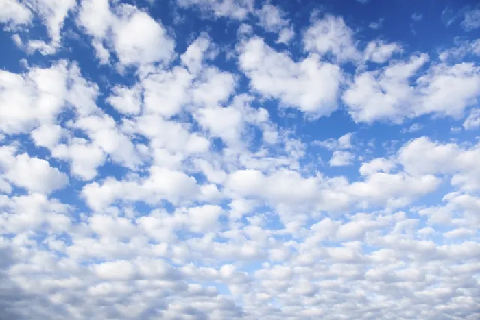 Framed Print : Blue, Cloudy Sky Print Framed Print : Blue, Cloudy Sky Print