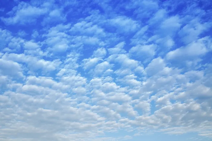 Framed Print : Blue Cloudy Sky Print, Mauritius Island Framed Print : Blue Cloudy Sky Print, Mauritius Island