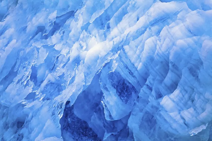 Framed Print : Blue Ice Patterns Print, Svalbard Glacier, Norway Framed Print : Blue Ice Patterns Print, Svalbard Glacier, Norway
