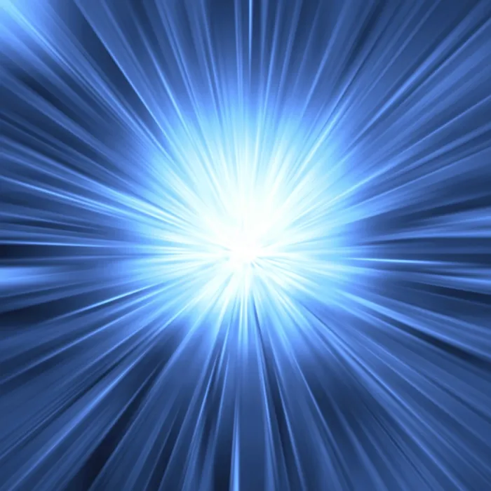 Framed Print : Blue Light Burst Print: Astrophysical Phenomenon Framed Print : Blue Light Burst Print: Astrophysical Phenomenon