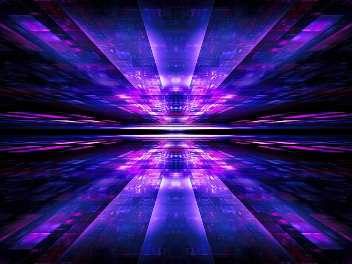 Framed Print : Blue and Purple Print with Grid and Rays Framed Print : Blue and Purple Print with Grid and Rays