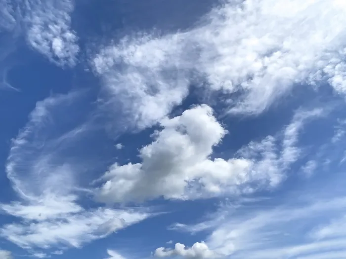 Framed Print : Blue Sky with Altocumulus and Cirrostratus Clouds, Germany Print Framed Print : Blue Sky with Altocumulus and Cirrostratus Clouds, Germany Print