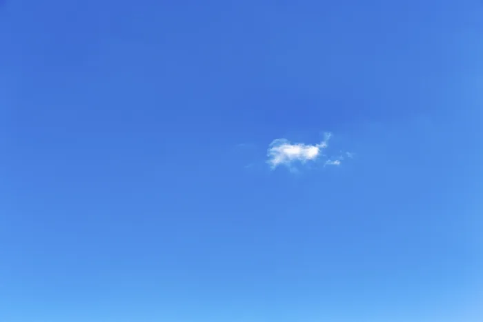 Framed Print : Blue Sky, Single Small Source Cloud Print Framed Print : Blue Sky, Single Small Source Cloud Print