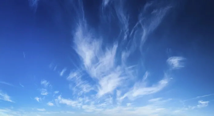 Framed Print : Blue Sky with White Cirrus Clouds Print Framed Print : Blue Sky with White Cirrus Clouds Print