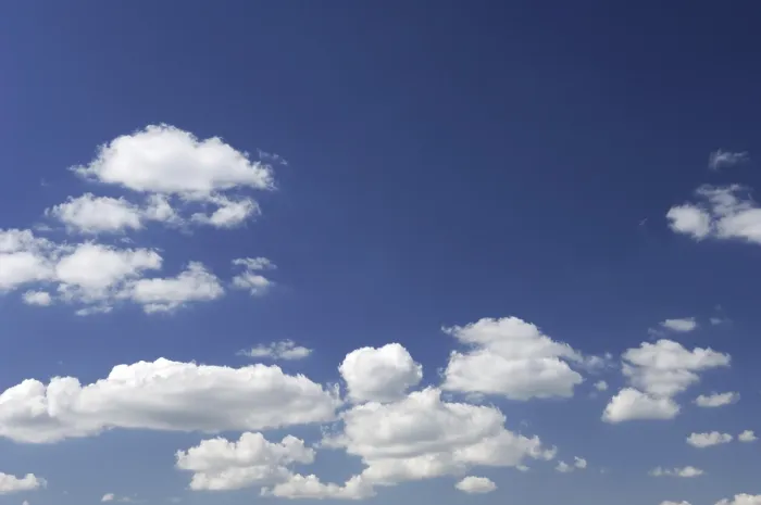 Framed Print : Blue Sky with White Clouds Print Framed Print : Blue Sky with White Clouds Print