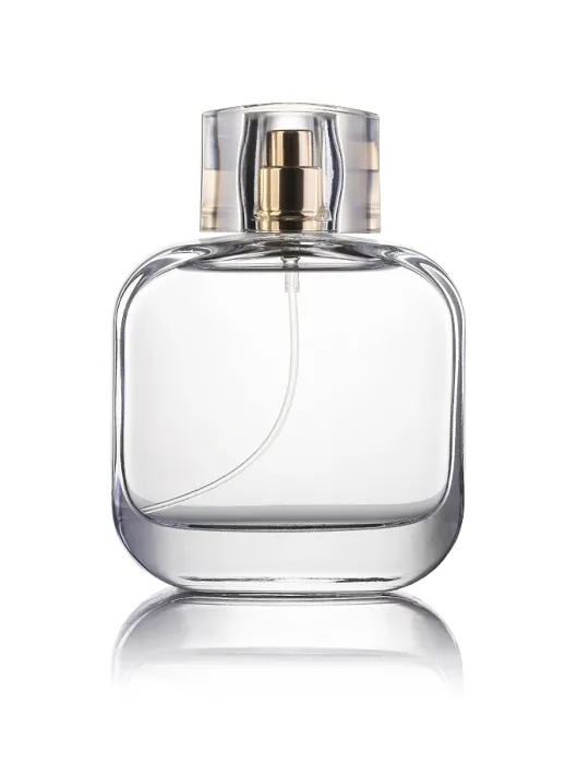 Framed Print : Bottle of Perfume Print on White Background Framed Print : Bottle of Perfume Print on White Background