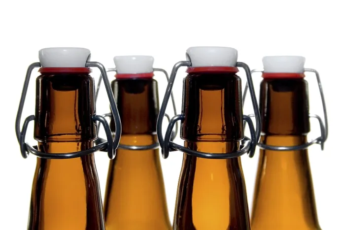 Framed Print : Four Bottles of Beer Print Framed Print : Four Bottles of Beer Print