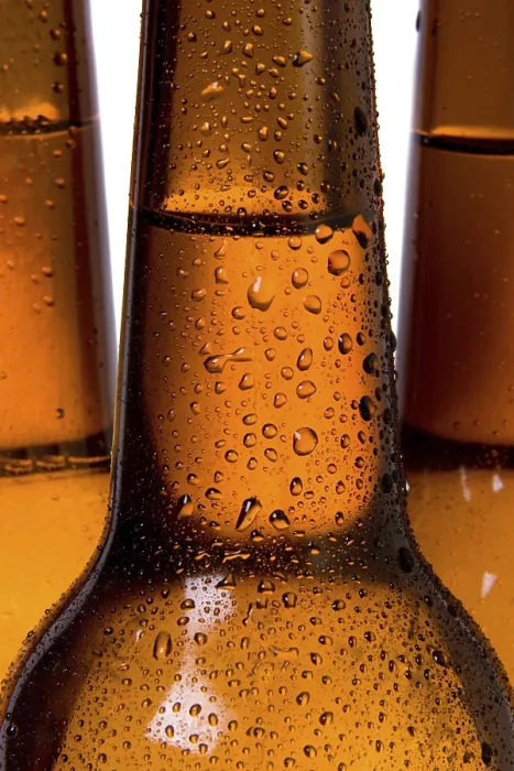 Framed Print : Bottles of Beer Print on White Background Framed Print : Bottles of Beer Print on White Background