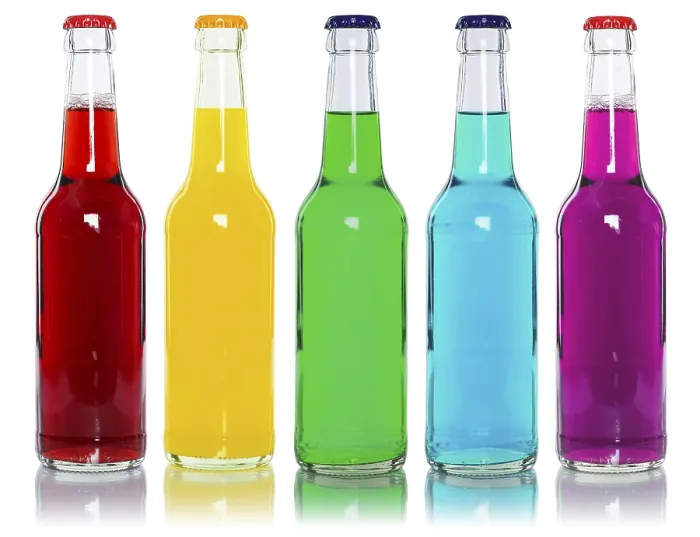 Framed Print : Colourful Drinks Bottles Print Framed Print : Colourful Drinks Bottles Print
