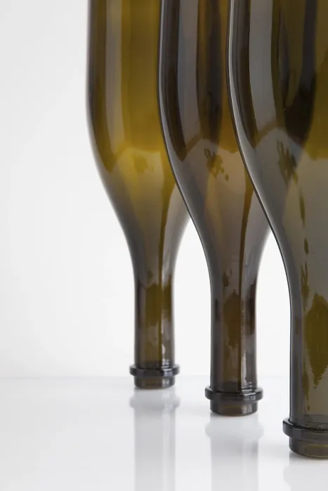 Framed Print : Three Empty Bottles of Wine Print Framed Print : Three Empty Bottles of Wine Print