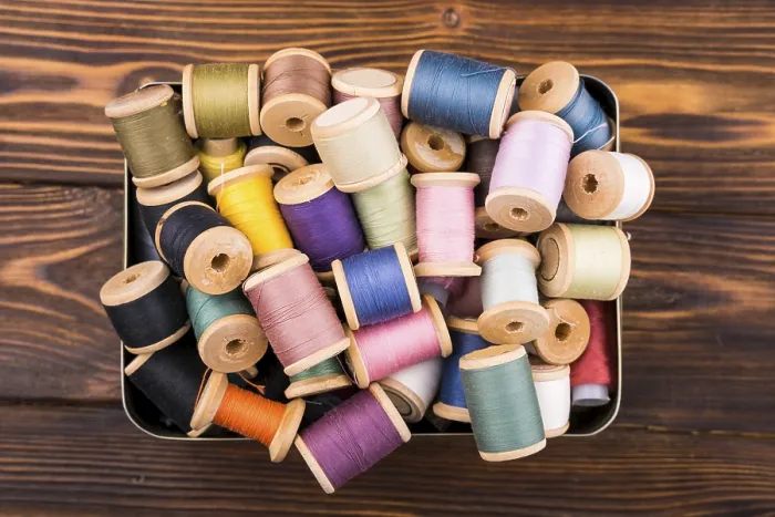 Framed Print : Colorful Thread Spools Print Framed Print : Colorful Thread Spools Print