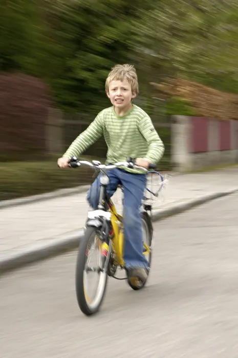 Framed Print : Boy on Bicycle Print Framed Print : Boy on Bicycle Print
