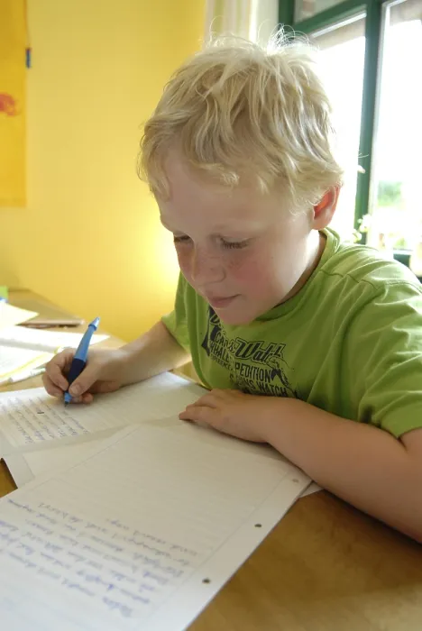 Framed Print : Boy with the Homework Print Framed Print : Boy with the Homework Print