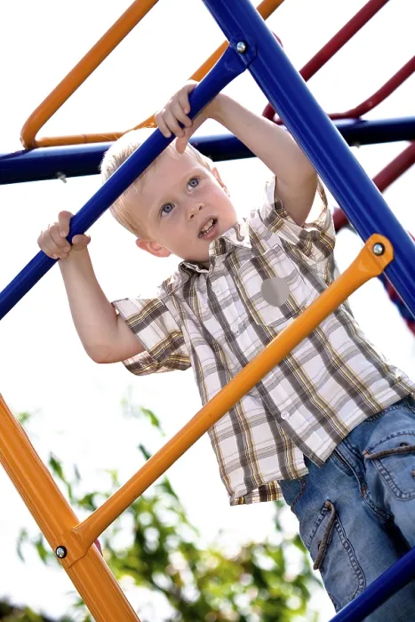 Framed Print : Child at Play Playground Print