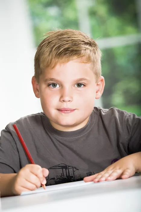 Framed Print : Boy with a Sketch-Pad Print