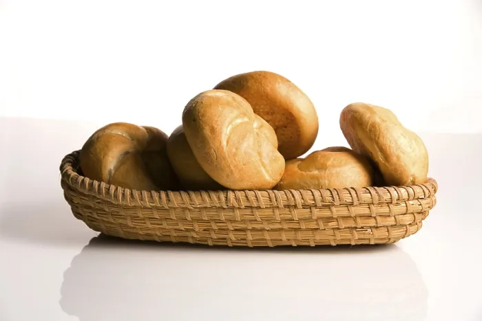 Framed Print : Breadbasket with buns Print Framed Print : Breadbasket with buns Print