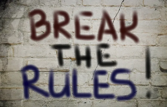 Framed Print : Break The Rules Print Concept Art Framed Print : Break The Rules Print Concept Art