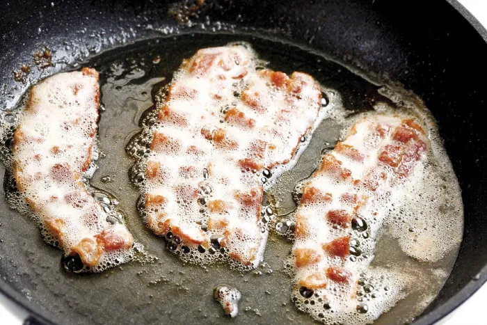 Framed Print : Breakfast Bacon Print: Pan-Fried Sizzle Framed Print : Breakfast Bacon Print: Pan-Fried Sizzle