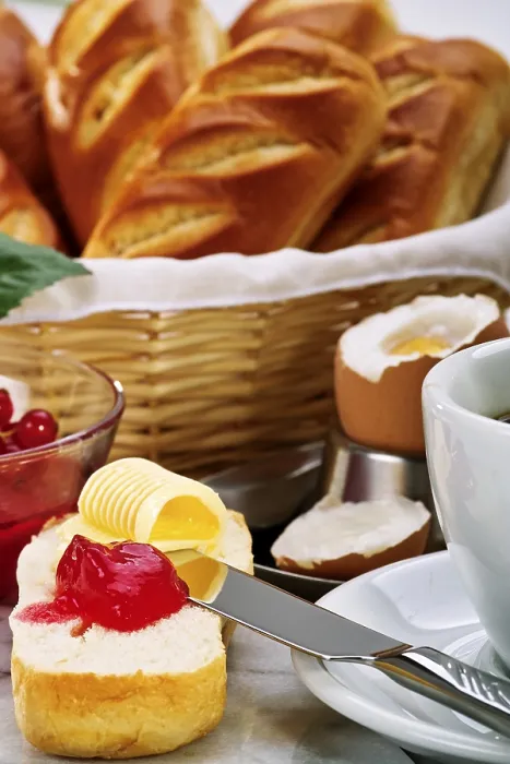 Framed Print : Breakfast Set Print by imageBROKER Framed Print : Breakfast Set Print by imageBROKER