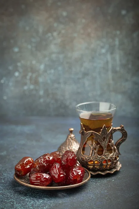 Framed Print : Breaking Fasting with Dried Dates Print Framed Print : Breaking Fasting with Dried Dates Print