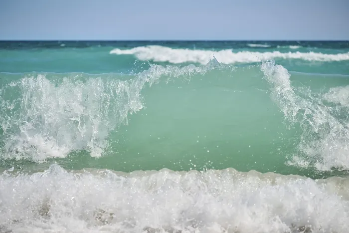 Framed Print : Breaking Waves Print, Tarragona Beach, Spain Framed Print : Breaking Waves Print, Tarragona Beach, Spain