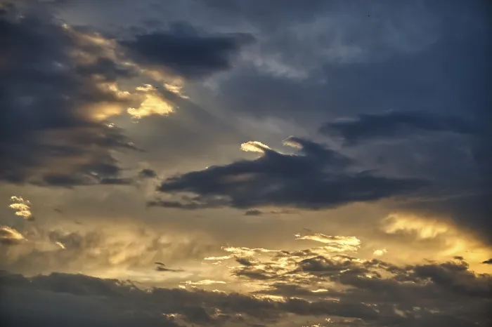 Framed Print : Breathtaking Cloudy Sky Print - Sunlit Tranquility Framed Print : Breathtaking Cloudy Sky Print - Sunlit Tranquility