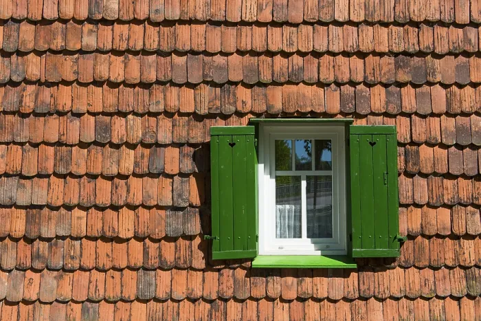 Framed Print : Lenzen Brick Facade Print, Germany Framed Print : Lenzen Brick Facade Print, Germany