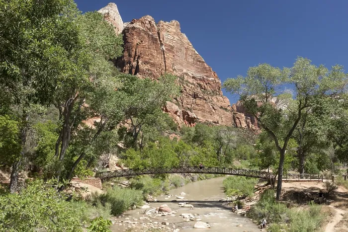 Framed Print : Bridge over North Fork Virgin River Print, Zion National Park Framed Print : Bridge over North Fork Virgin River Print, Zion National Park