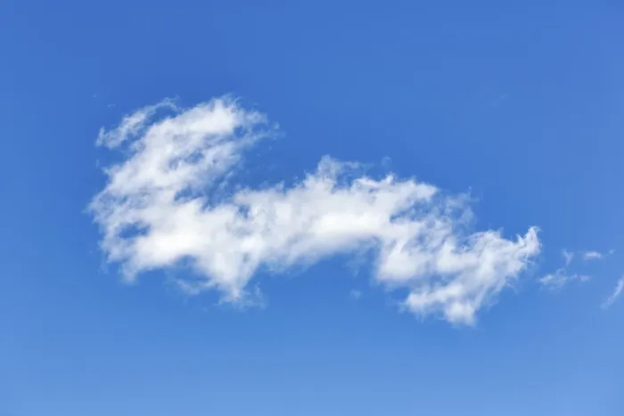 Framed Print : Brilliant Blue Sky Print with Cumulus Cloud, Oslo, Norway Framed Print : Brilliant Blue Sky Print with Cumulus Cloud, Oslo, Norway