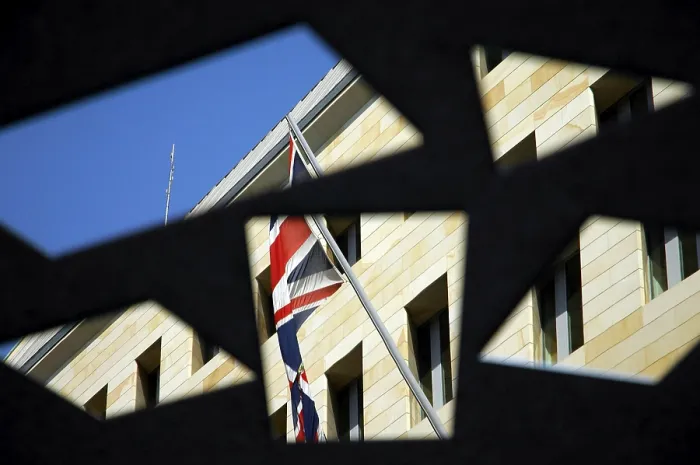 Framed Print : British Embassy Print Framed Print : British Embassy Print