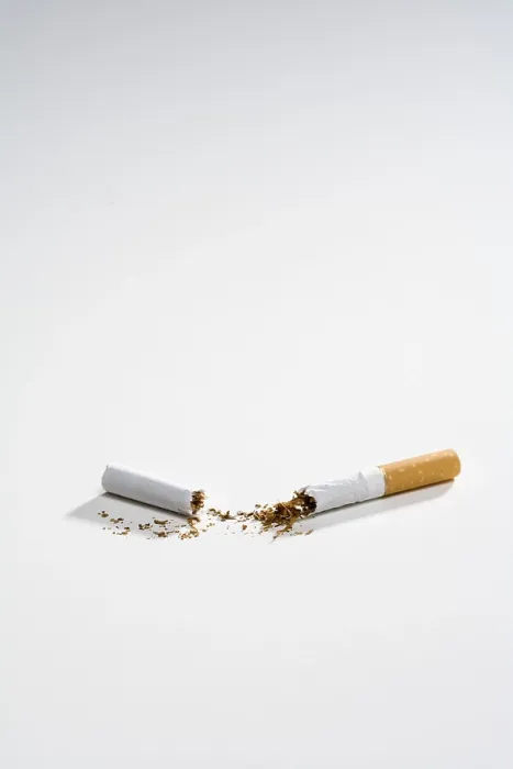 Framed Print : Broken Cigarette Split into Two Print Framed Print : Broken Cigarette Split into Two Print
