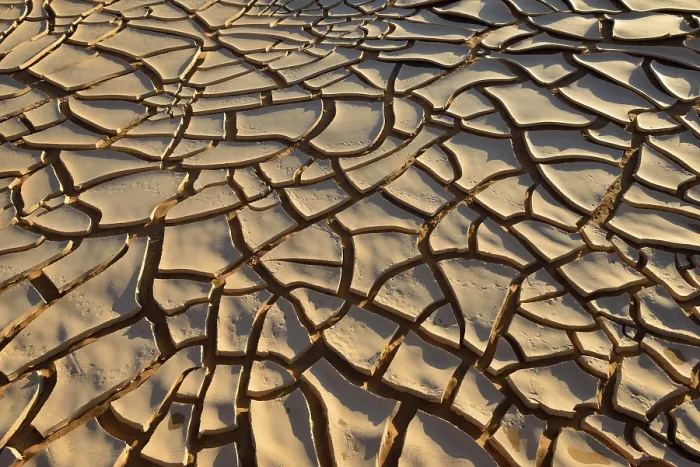 Framed Print : Broken Surface of a Dry Claypan Print, Rub al-Khali, Oman Framed Print : Broken Surface of a Dry Claypan Print, Rub al-Khali, Oman
