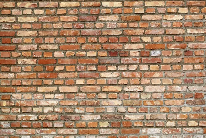 Framed Print : Brown Brick Background Print