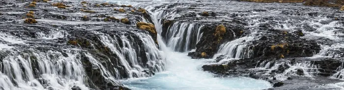 Framed Print : Bruarfoss Waterfall in Winter Print, Selfoss, Iceland Framed Print : Bruarfoss Waterfall in Winter Print, Selfoss, Iceland