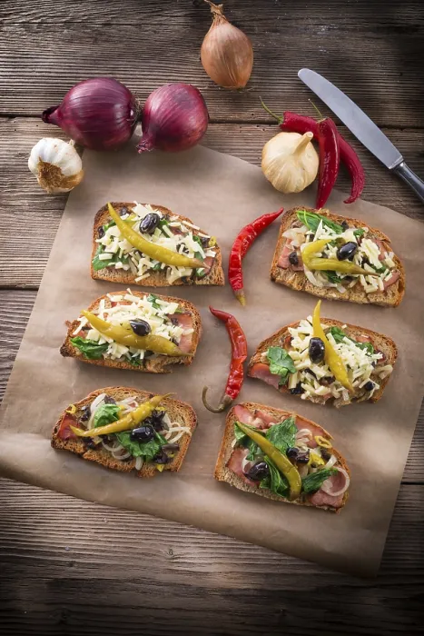 Framed Print : Bruschetta Print from Italy Framed Print : Bruschetta Print from Italy