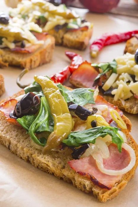 Framed Print : Bruschetta Print, Italian Appetizer Framed Print : Bruschetta Print, Italian Appetizer