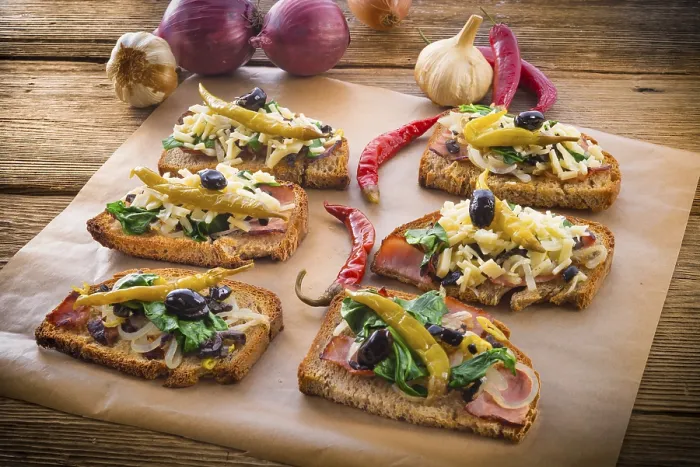 Framed Print : Bruschetta Print from Italy Framed Print : Bruschetta Print from Italy
