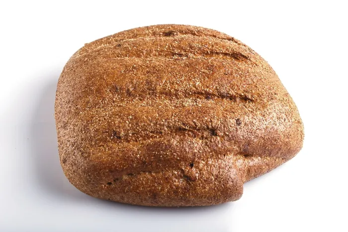 Framed Print : Buckwheat Bread Print on White Background Framed Print : Buckwheat Bread Print on White Background