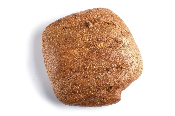 Framed Print : Buckwheat Bread Print on White Background Framed Print : Buckwheat Bread Print on White Background