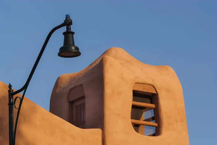 Framed Print : Adobe Architecture Print - Santa Fe, New Mexico Framed Print : Adobe Architecture Print - Santa Fe, New Mexico