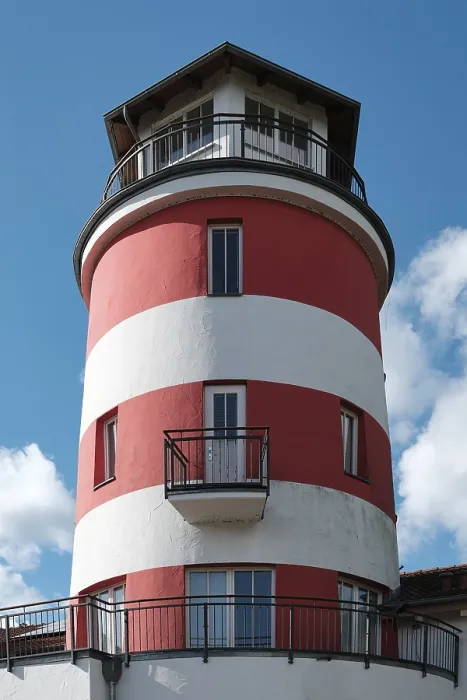 Framed Print : Lighthouse-Shaped Building Print, Brandenburg, Germany