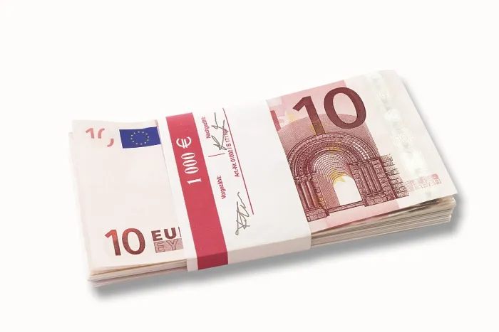 Framed Print : Euro Bills Print - Bundle of 10 Framed Print : Euro Bills Print - Bundle of 10