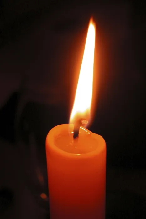 Framed Print : Burning Candle Print Framed Print : Burning Candle Print