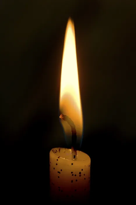 Framed Print : Burning Candle Print Framed Print : Burning Candle Print
